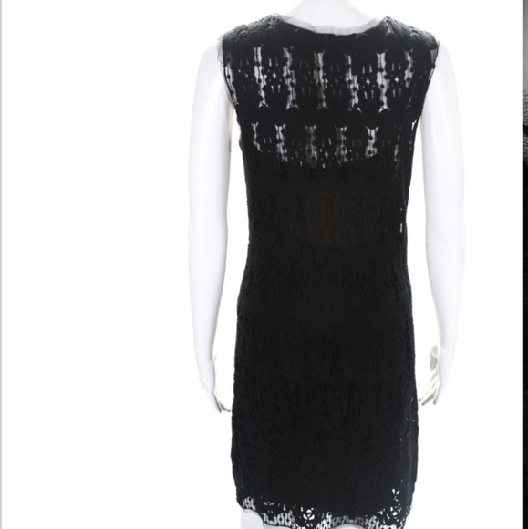 HOSS INTROPIA SLEEVELESS EMBROIDERED MESH sm dress - Picture 3 of 5